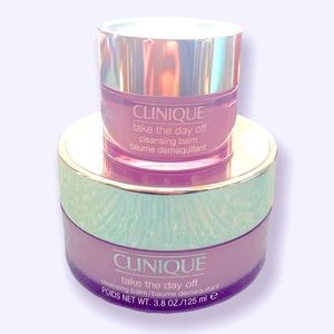 Brand New Clinique Take the Day Off Cleansing Balm Full Size and Travel